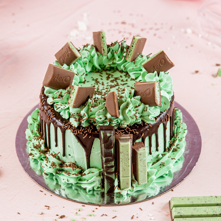 Mint Choco Chip Cake
